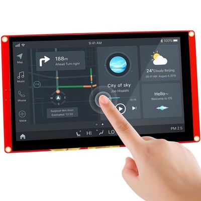 ESP32 Display 800×480, 7 Inch HMI ESP32 RGB TFT LCD Touch Screen with Acrylic...