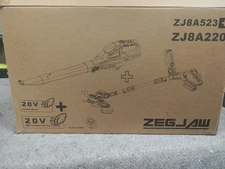 Zegjaw 12-Inch 20V Cordless String Trimmer + Leaf Blower Combo