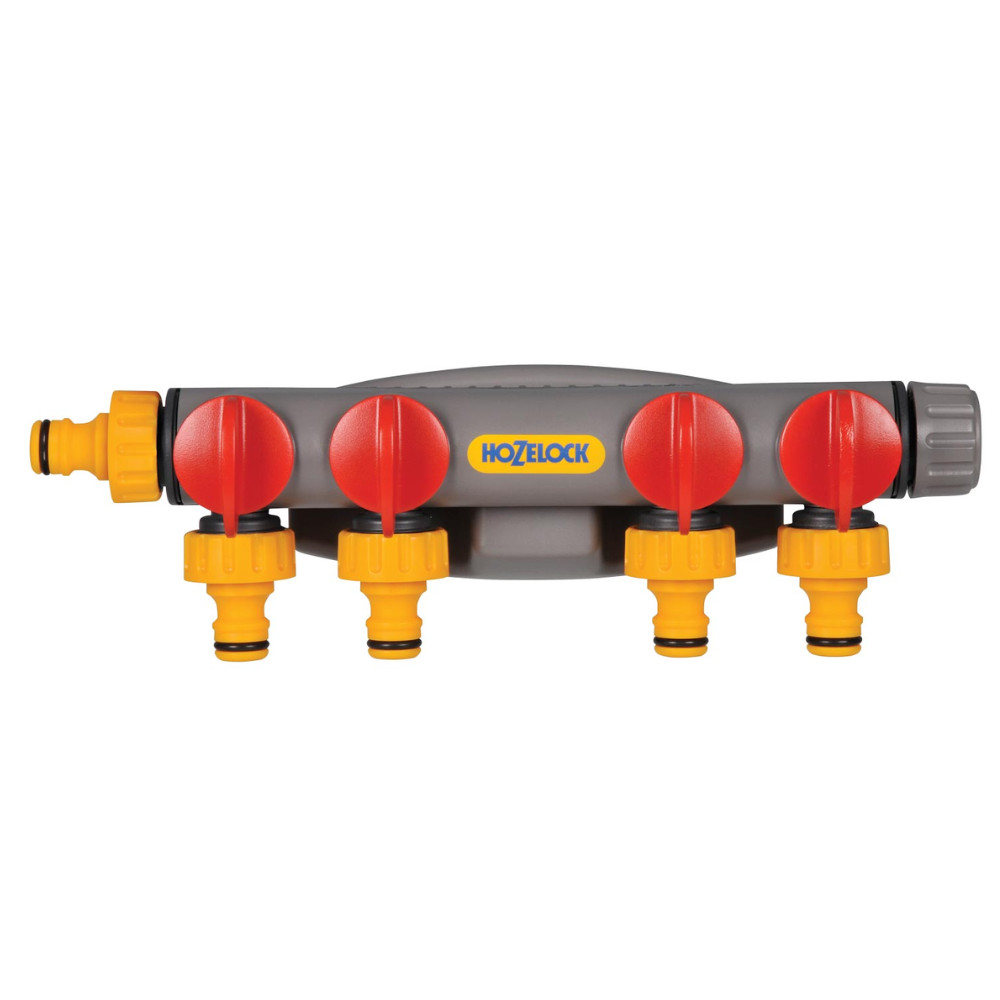 Hozelock Unisex Grey Multi-Tap Connector 4-Way Watering In - Image 2
