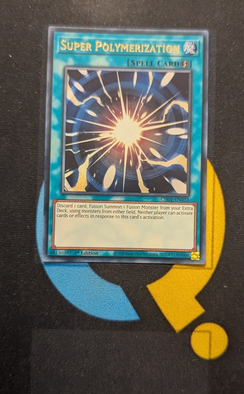 CH01-EN033 Super Polymerization Ultra Rare 1st Edition YuGiOh