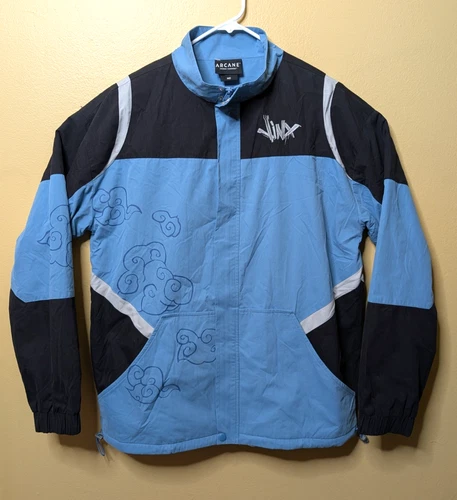 Arcane Jinx Color Block Windbreaker BoxLunch Exclusive League of Legends Medium - product listing photo
