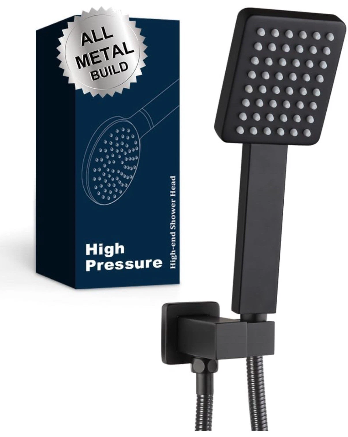 POP SANITARYWARE All Metal Matte Black Handheld Shower Head, Luxury High Pressur
Opens in a new wind