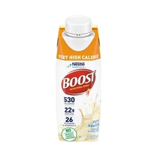 Nestlé Boost Very High Calorie Nutritional Drink Very Vanilla - 8 oz 24 Count