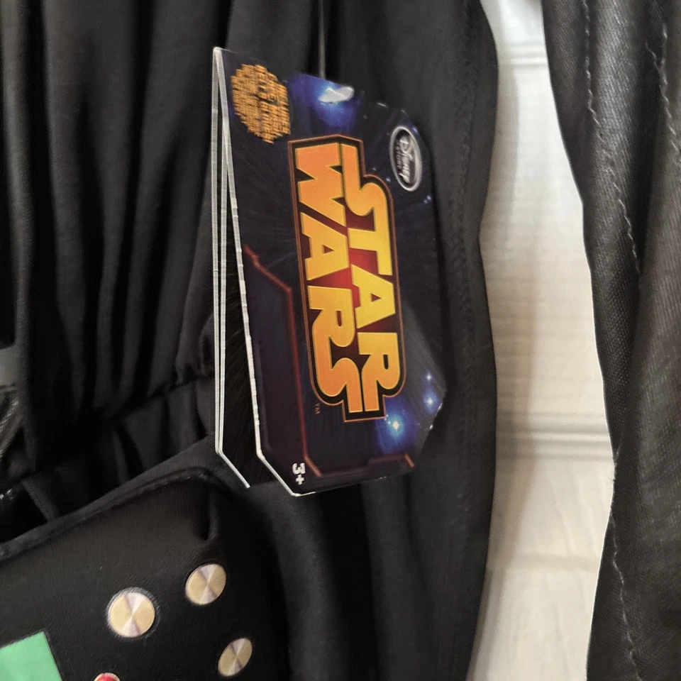 Disney Store Darth Vader Costume Sith Lord Kids Star Wars Size 5/6 NEW WITH TAGS - Image 4 of 4