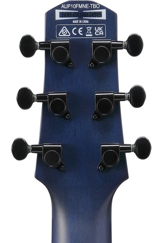 IBANEZ AUP10F-MNETBO PICCOLO GUITAR TRANSPARENT BLUE SUNBURST - Foto 11 di 11