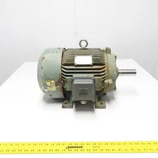 Siemens 1LA3 254-4-KY60 3Ph 15Hp RQZ TEFC Induction AC Motor 230/460V 254T Frame