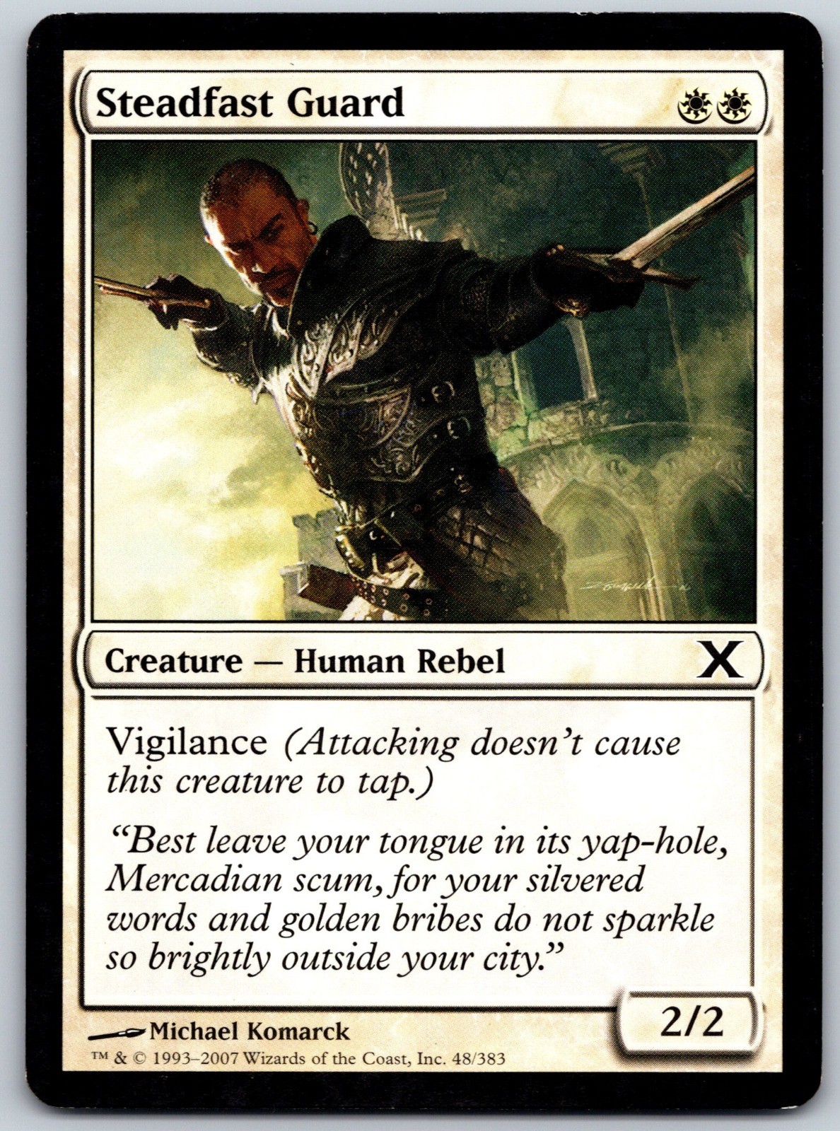 Steadfast Guard MTG C 10th Edition 48 MP