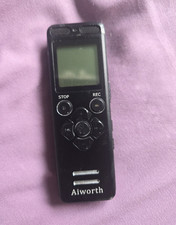 Aiworth E36 Handheld Digital Voice Recorder 8GB Flash 500hr Voice Activated USB