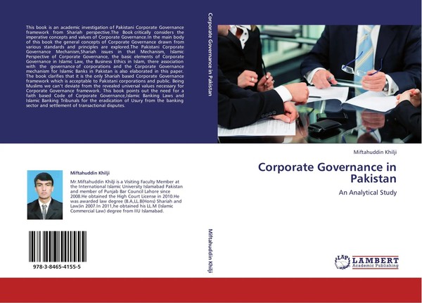 Miftahuddin Khilji | Corporate Governance In Pakistan | Taschenbuch | Englisch-image