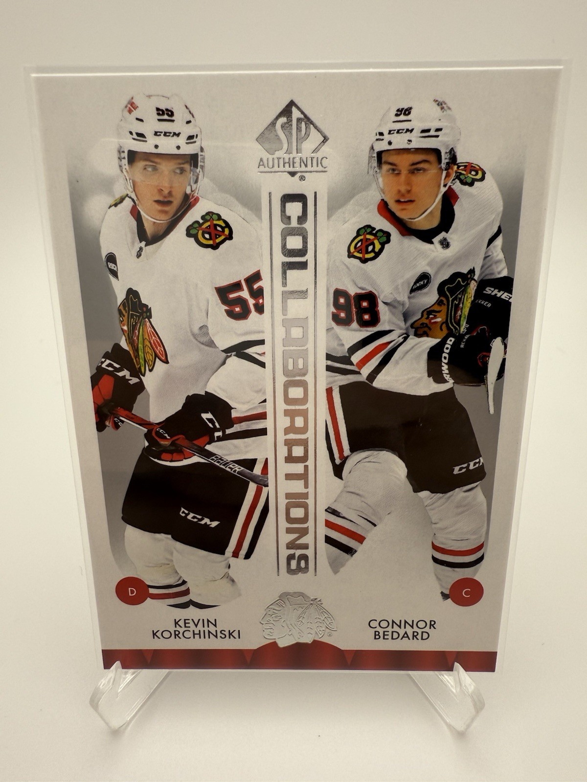 2023-24 SP Authentic - Connor Bédard and Kevin Korchinski - #C3 Collaborations
