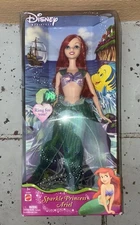 NEW VTG Y2K DISNEY THE LITTLE MERMAID SPARKLE PRINCESS ARIEL MATTLE BARBIE DOLL