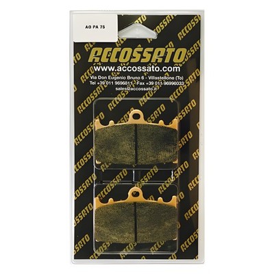 BREMSBELÄGE ACCOSSATO VORNE FÜR KAWASAKI ZZR 600 ZZR 600 1990 > 2007 EV1