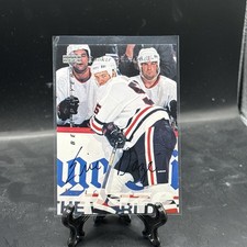 1995-96 Upper Deck Be A Player Eric Daze Rookie Quotebook On Card Auto Autograph. rookie card picture