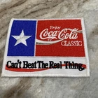 Coca-Cola Vintage Patch Great Condition Texas Flag Can’t Beat The Real Thing