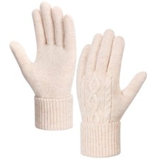 Guantes de invierno con pantalla t ctil Guantes de punto c lidos para clima fr o