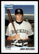 Josh Rutledge 2010 Bowman Draft Picks & Prospects #BDPP9 Rockies MLB READ