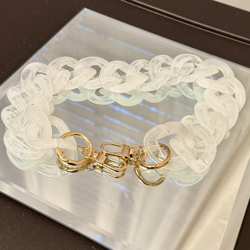 New Acrylic Frost Glass Bag Chain - Picture 4 of 8