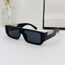 Vintage Rectangle Sunglasses UV400 Small Frame Fashion Outdoor Eyewear for Women