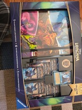 Disney Lorcana First Chapter Collector Set Bundle - 6 packs, portfolio, & promo