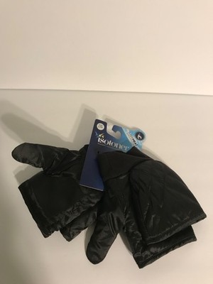 NWT Totes ISOTONER Sleek Heat Smart Dri Touch Tech Womens L/XL Packable Gloves