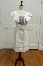 Mexican embroidered dress, 100  hand Embroidered with Cotton threads.