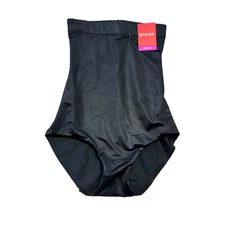 Spanx Women’s Very Black High-Waisted Shaping Brief XS 10237R $64 Sculpt NWT New