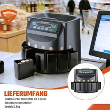 Münzzähler Geldzählmaschine Münzzählmaschine Münzsortier Euromünzen Geldzähler