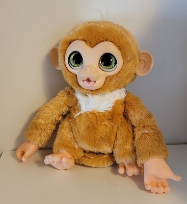 Hasbro FurReal Friends Check Up Zandi Pet Plush Interactive Toy Monkey 2017