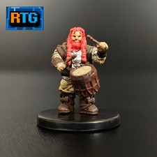 Pathfinder Miniature - Dwarf Bard #16 - D&D Compatible - RPG