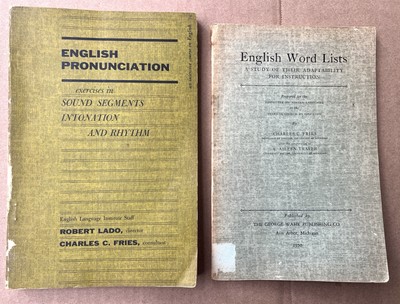VTG English Sentence Patterns  | English Word Lists 1950s Fries, Lado & Traver