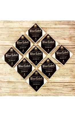 Coasters (4) Made From Scotch Whiskey Box Top