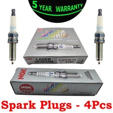 4X 5787 Laser Iridium Spark Plugs FOR NGK Acura Honda Civic TSX CR-V ILZKR7B11S