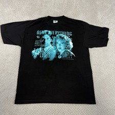 Vintage X Files Tee Deny Everything Trust No One 1995 Tour Champ T-Shirt XL