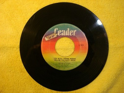 1960 BRIAN HYLAND ''ITSY BITSY TEENIE WEENIE YELLOW POLKADOT BIKINI'' 45rpm 7''