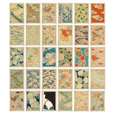 Vintage Art Postcards set of 30 Post card of Japanese Artist New
