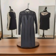 Calvin Klein Black Dress, Size 4/Size S, Knee Length 