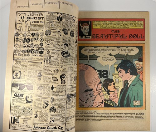 Ghostly Tales #103 Cómics de Charlton 1973 arte de Steve Ditko terror Edad de Bronce - Imagen 8 de 10