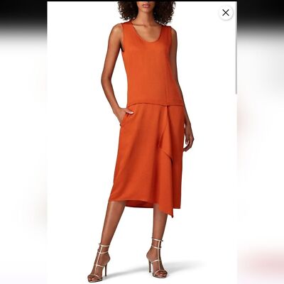 Zero+Maria Cornejo Iro Dress Size 8 Rust