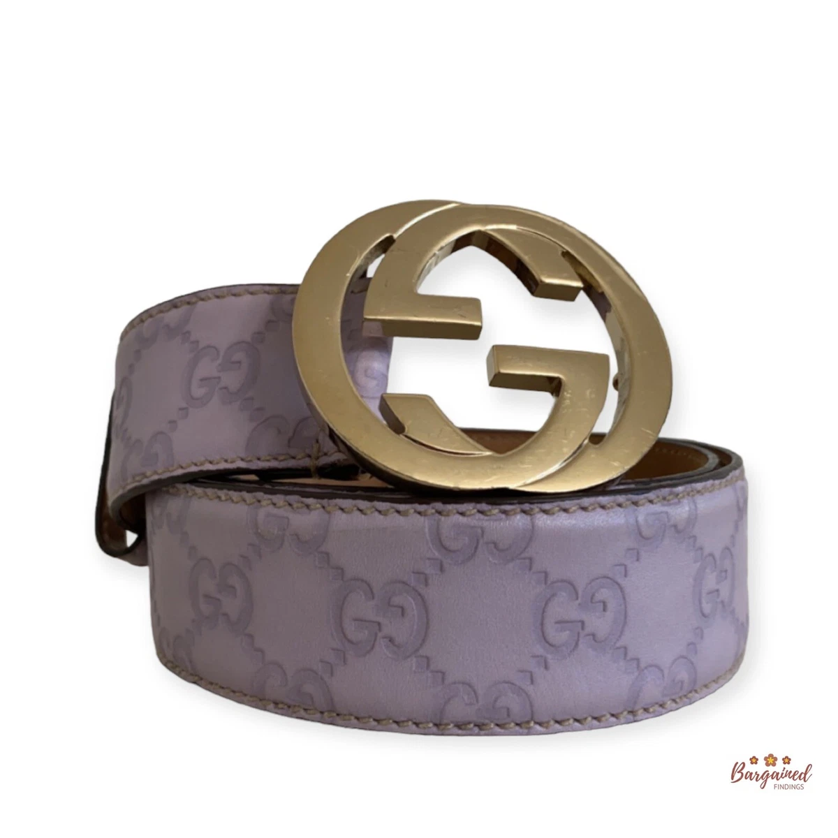 Purple store gucci belt