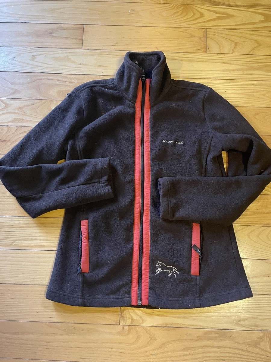 Horseware Ireland womens Size XS X Small Fleece Zip Up Horse