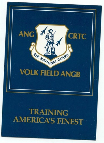 Volk Field Air National Guard Base Camp Douglas WI Postcard ~ Wisconsin