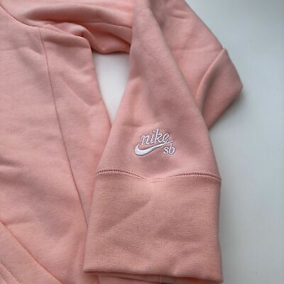 NWT MEN'S NIKE SB X NBA ICON PINK PULLOVER HOODIE SUPER RARE HARD TO FIND  MEDIUM