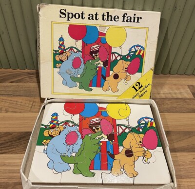 Spot At The Fair Vintage Holzpuzzle