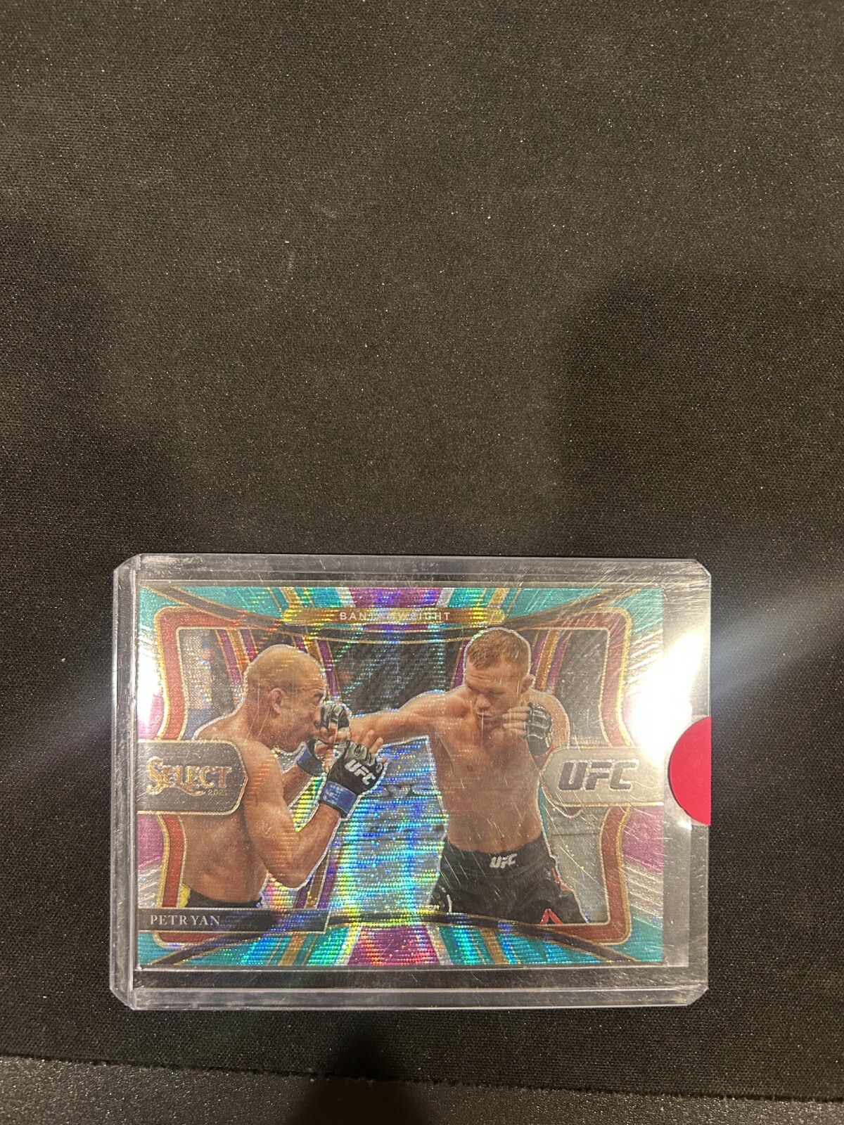 2021 Panini Select UFC - Premier Level Petr Yan #186 Tri-Color Prizm Champion