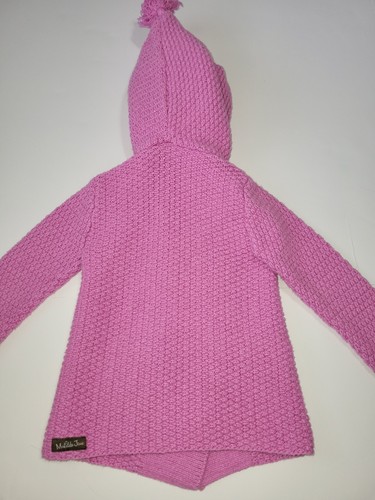 Matilda Jane Autumn Sunset Sweater size 4 pink hooded - Picture 6 of 7