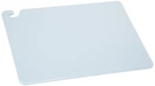 San Jamar CB182412BL Cut-N-Carry Cutting Board 18" x 24" Co-Polymer Blue NSF