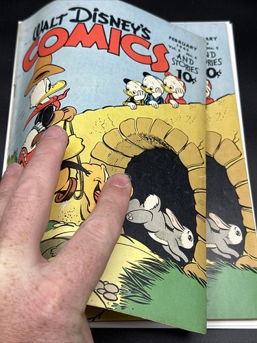 Walt Disney's Comics & Stories # 53 Carl Barks (FN/VF) DBL COVER - Picture 2 of 3