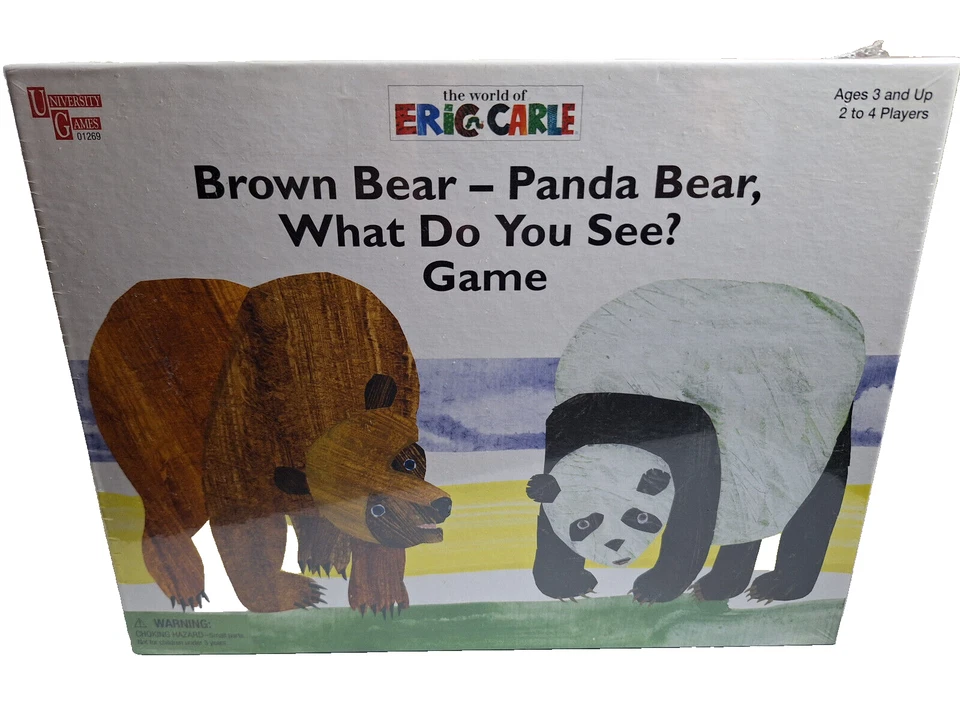 ERIC CARLE - "Brown Bear - Panda Bear, What Do You See?" GAME - * New * - Image 3 of 3