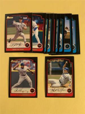 2003 Bowman Texas Rangers Team Set 13 Cards With Draft