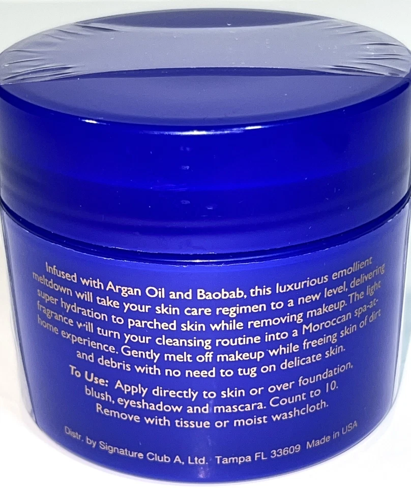 Crema limpiadora Signature Club A Precious Marroquí Aceite de Argán Baobab Meltdown 9oz Foto 4 de 4